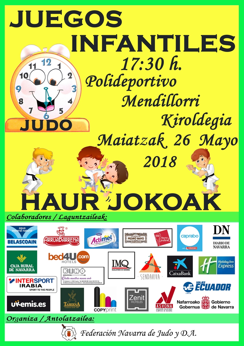 Divertida tarde para los Judokas en Mendillorri. 26-05-18